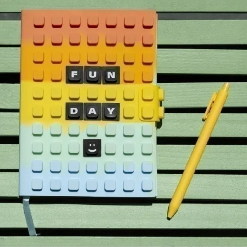 Silicone Rainbow Letter Board Journal 100 Pages + 70 Tiles